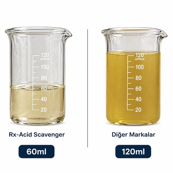 Rx-Acid Scavenger soğutma yağı asit nötralize karşılaştırma