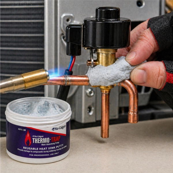 Thermo-Trap putty ısı emici macun uygulama