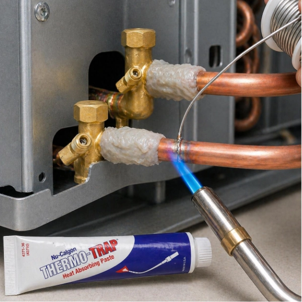Thermo-Trap ısı emici pasta jel uygulama